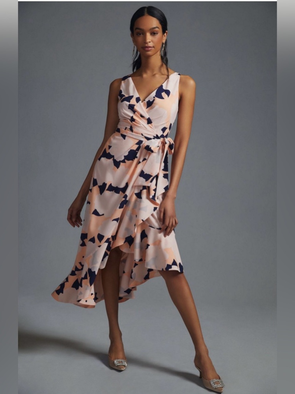 Anthropologie Hutch Asymmetrical Wrap Dress